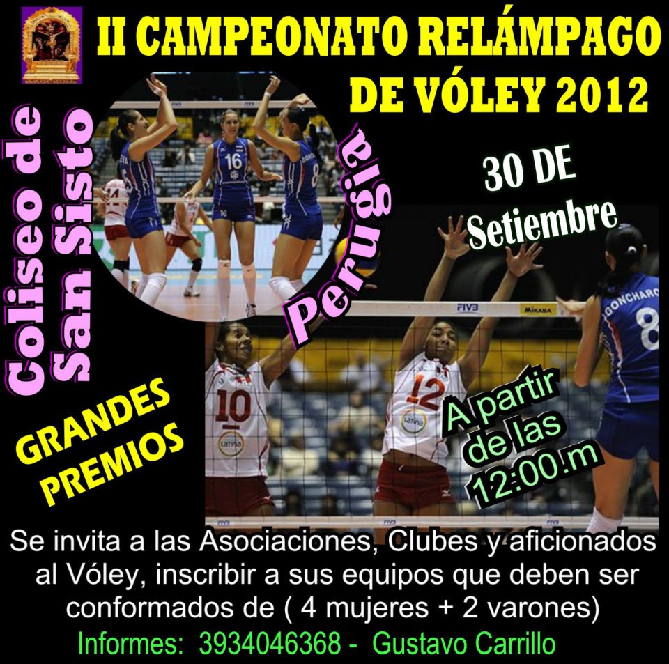 Campeonato de Volley en Perugia este 30/09/2012