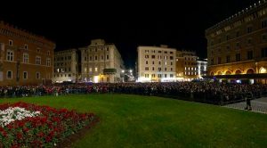 Spelacchio se enciende en Roma. Foto: FerroeGhisa